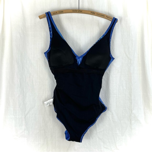 GOTTEX One Piece Swimsuit blues ruching vibrant - Picture 10 of 16